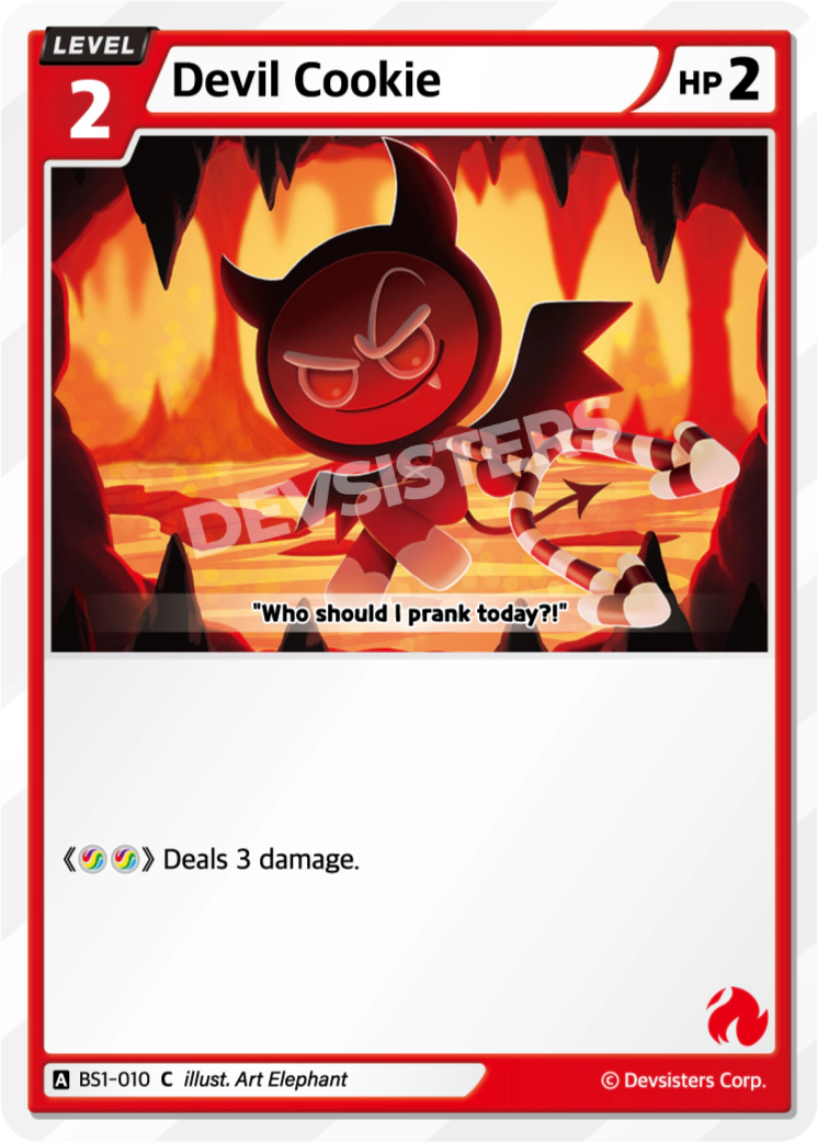 Image for Devil Cookie (BS1-010) (BS1) - CookieRun: Braverse TCG