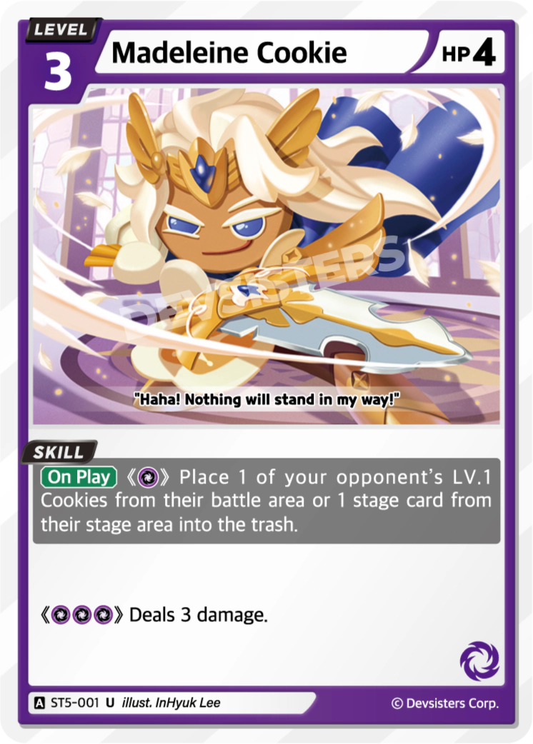 Image for Madeleine Cookie (ST5-001) (ST5) - CookieRun: Braverse TCG