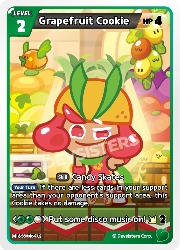 Image for Grapefruit Cookie (BS6-055) (BS6) - CookieRun: Braverse TCG