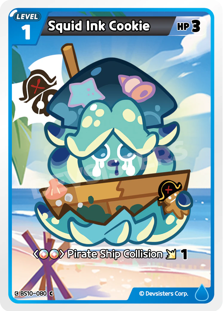 Image for Squid Ink Cookie (BS10-080) (BS10) - CookieRun: Braverse TCG