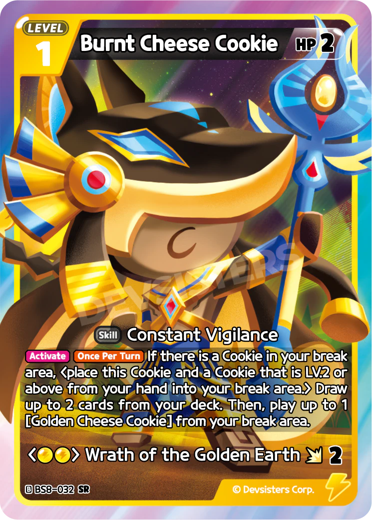 Image for Burnt Cheese Cookie (BS8-032) (BS8) - CookieRun: Braverse TCG