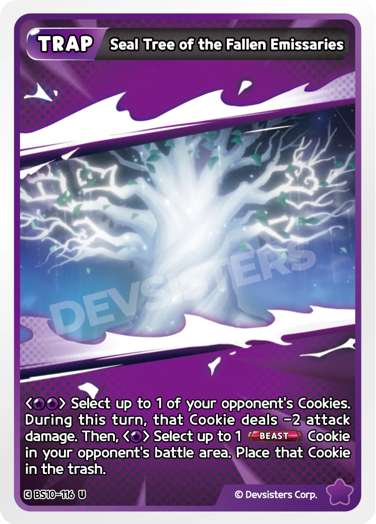 Image for Seal Tree of the Fallen Emissaries (BS10-116) (BS10) - CookieRun: Braverse TCG