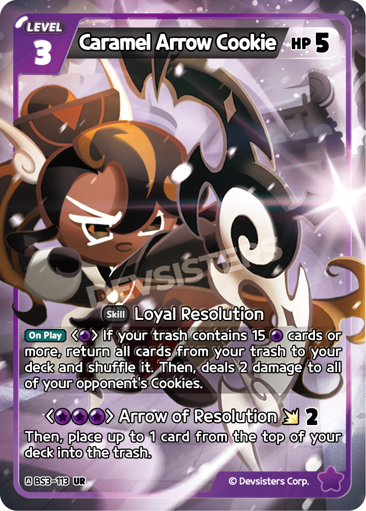 Image for Caramel Arrow Cookie (BS3-113) (BS3) - CookieRun: Braverse TCG