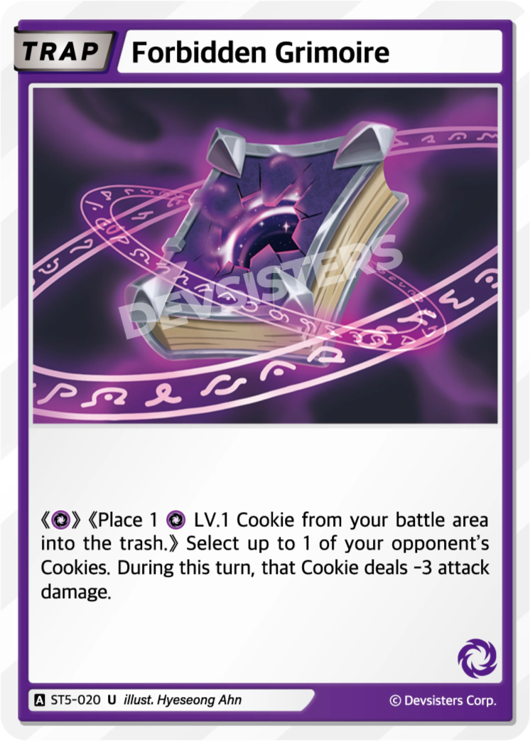 Image for Forbidden Grimoire (ST5-020) (ST5) - CookieRun: Braverse TCG