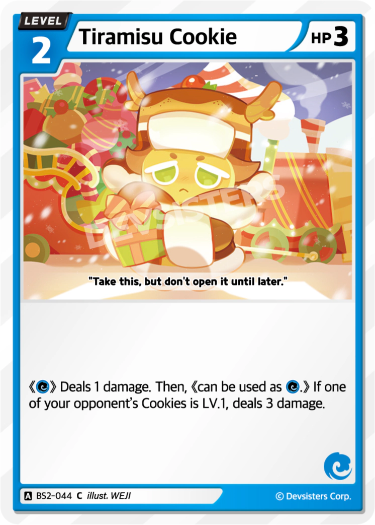 Image for Tiramisu Cookie (BS2-044) (BS2) - CookieRun: Braverse TCG