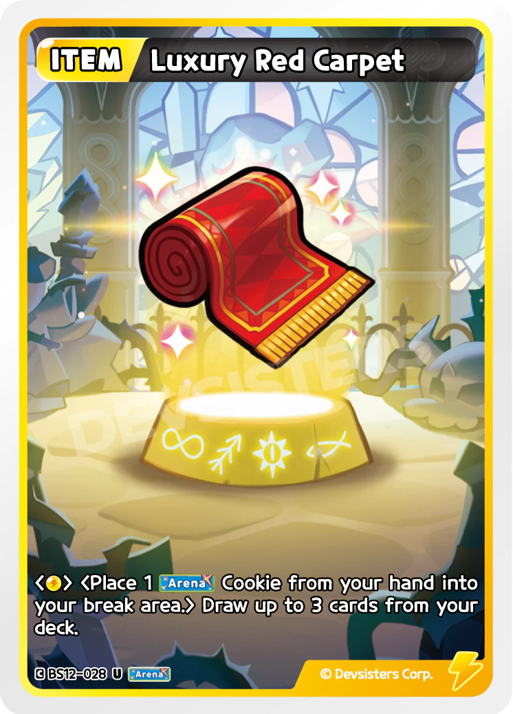 Image for Luxury Red Carpet (BS12-028) (BS12) - CookieRun: Braverse TCG