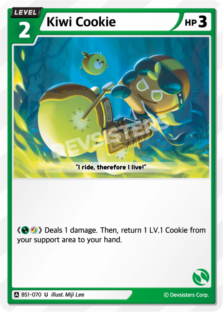 Image for Kiwi Cookie (BS1-070) (BS1) - CookieRun: Braverse TCG