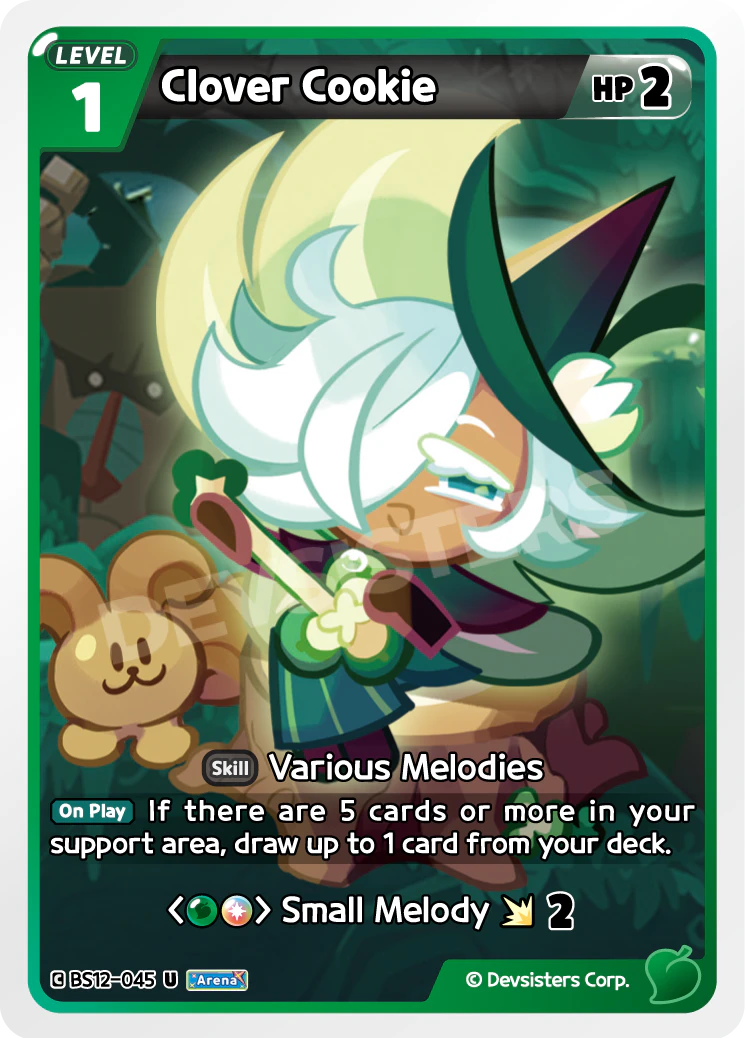 Image for Clover Cookie (BS12-045) (BS12) - CookieRun: Braverse TCG