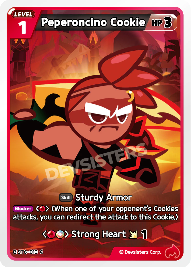 Image for Peperoncino Cookie (ST6-010) (ST6) - CookieRun: Braverse TCG