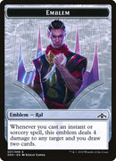 Emblème de Ral, vice-roi d'Izzet [Jetons de Guildes de Ravnica]