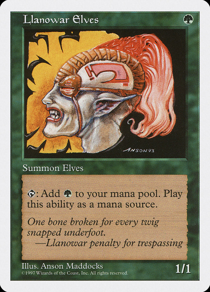 Elfes de Llanowar [Cinquième édition]
