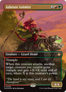 Ashroot Animist (Sans bordure) (Mana Foil) [Foundations]