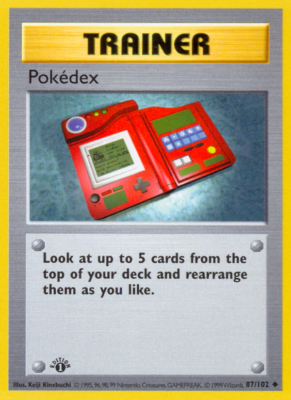 Pokedex (87/102) (Sans ombre) [Set de base 1ère édition]