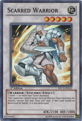 Guerrero cicatrizado [PRC1-EN013] Super Rara