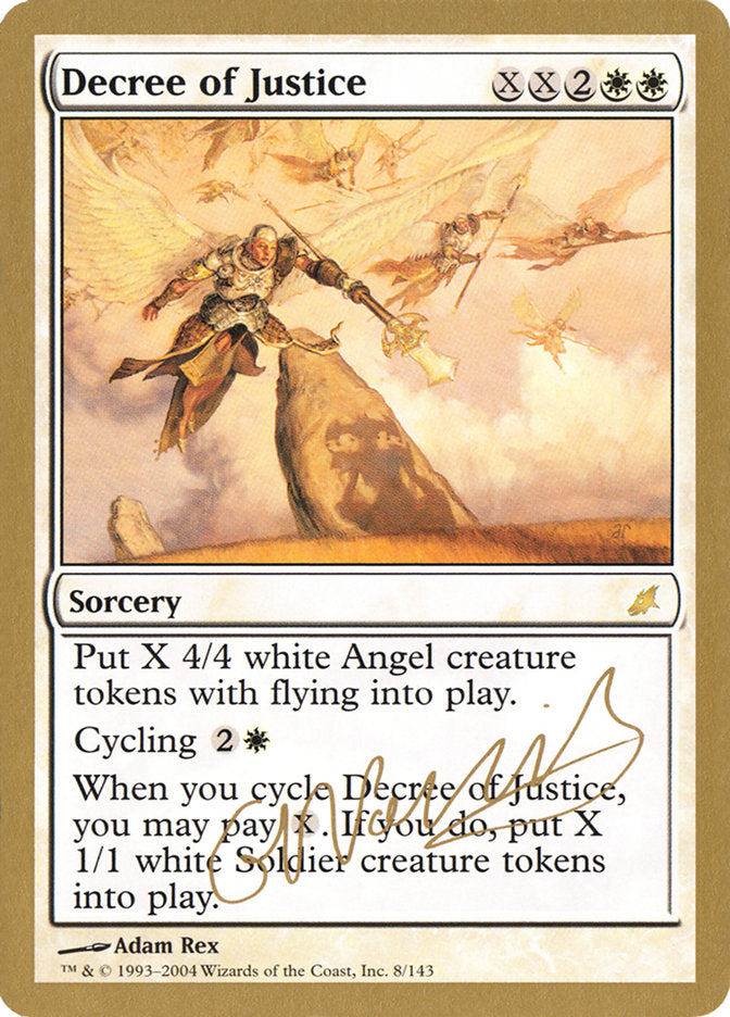 Décret de Justice (Gabriel Nassif) [Decks de Championnat du Monde 2004]