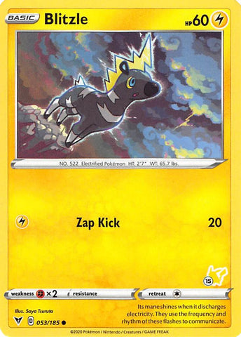 Blitzle (053/185) (Sello de Pikachu n.º 15) [Academia de Combate 2022]