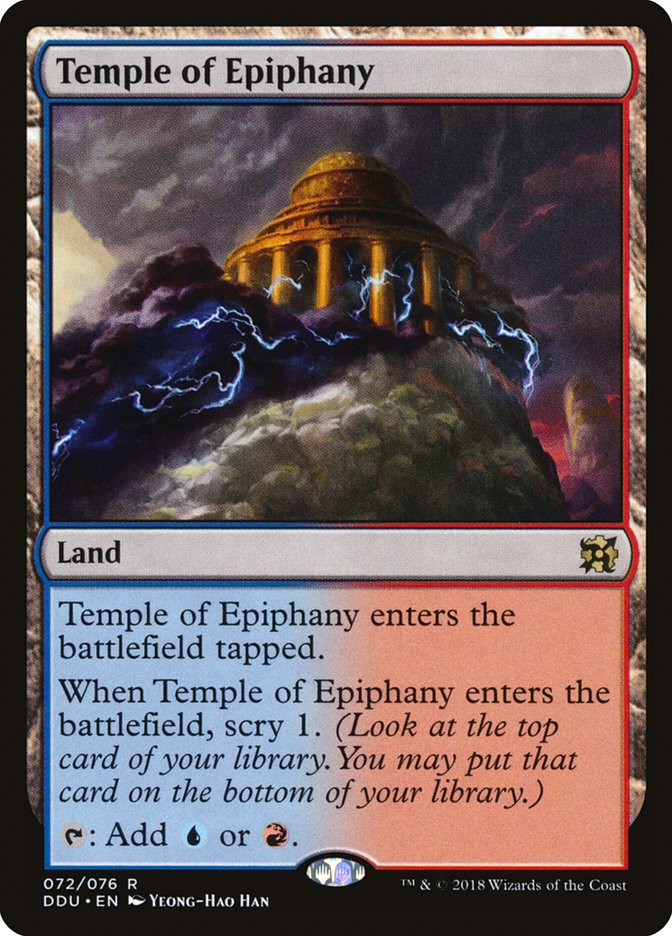 Temple de l'Épiphanie [Duel Decks: Elves vs. Inventors]