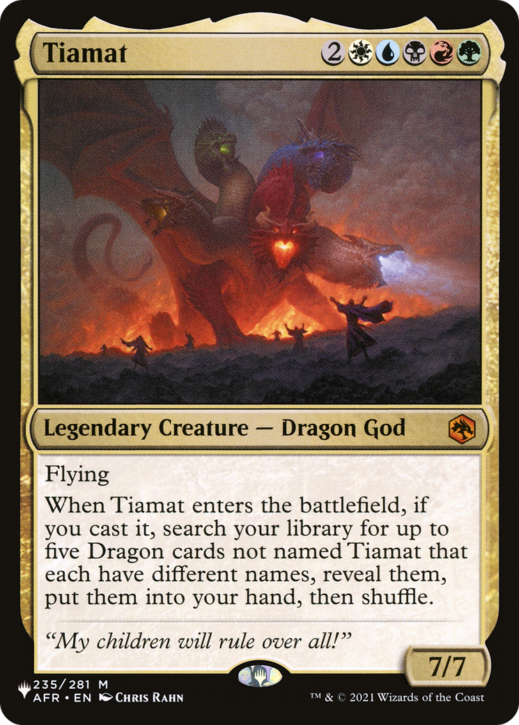 Tiamat [La Liste]