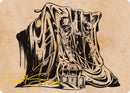 Cube gélatineux (Showcase) Carte d'art (Signature estampée or) [Donjons & Dragons : Séries d'art Adventures in the Forgotten Realms]