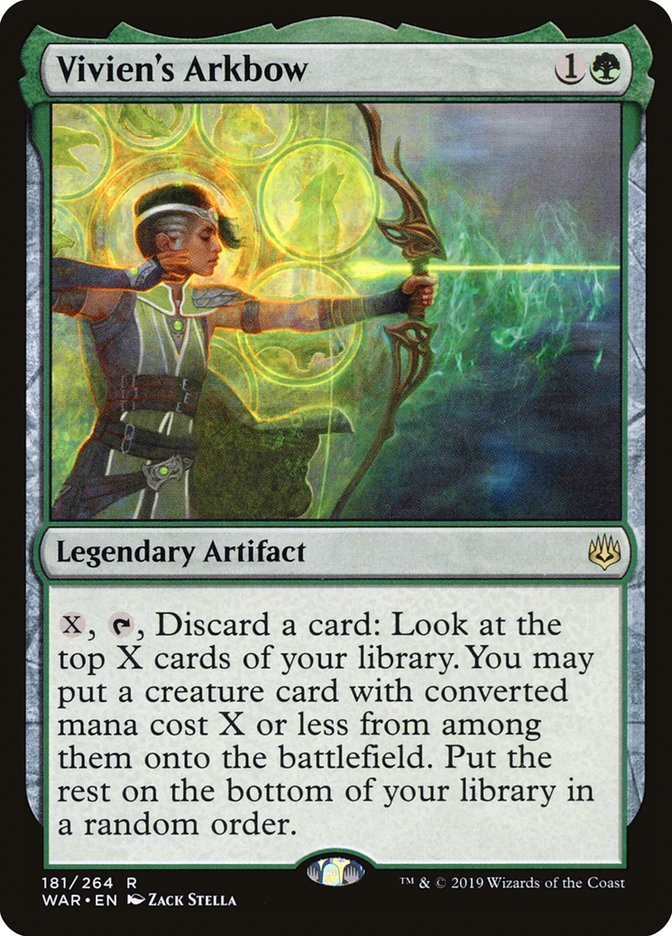 Arc à flèches de Vivien [La guerre des Planeswalkers]