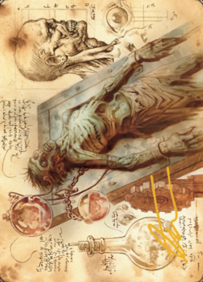 Carte artistique Autel d'Ashnod (signature dorée) [Série artistique The Brothers' War]