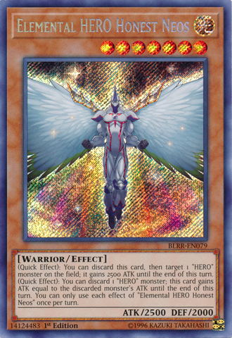 Elemental HERO Honest Neos [BLRR-SP079] Rara Secreta