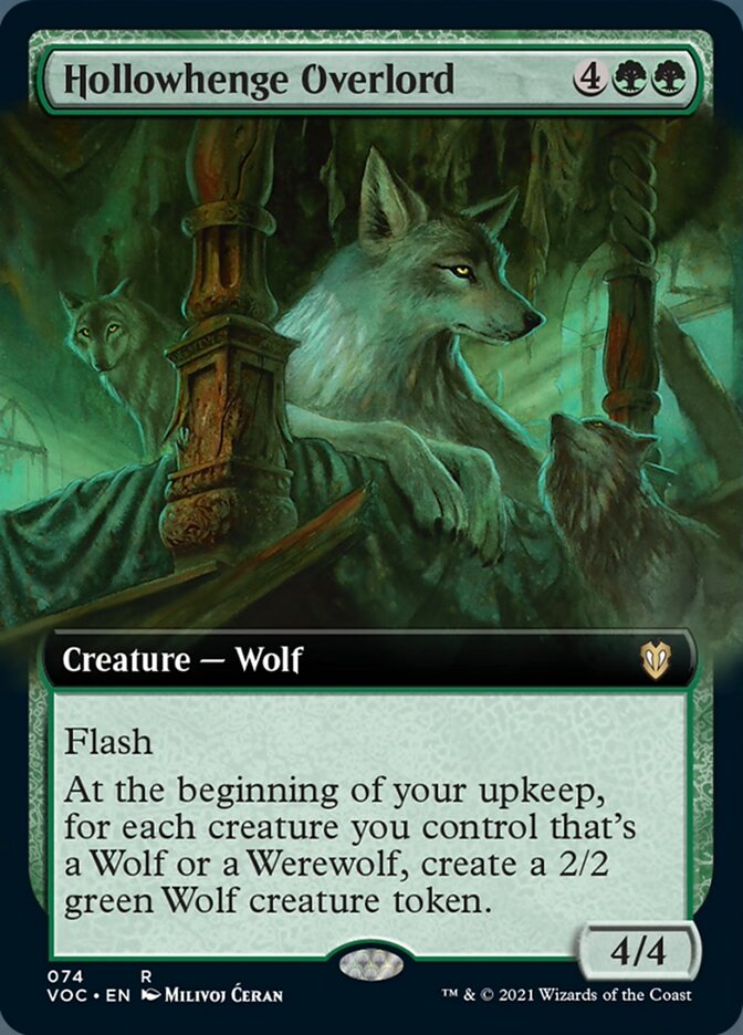 Señor supremo de Hollowhenge (arte extendido) [Innistrad: Voto Carmesí Commander]