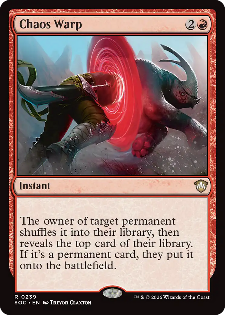 Distorsión caótica [Secrets of Strixhaven Commander]