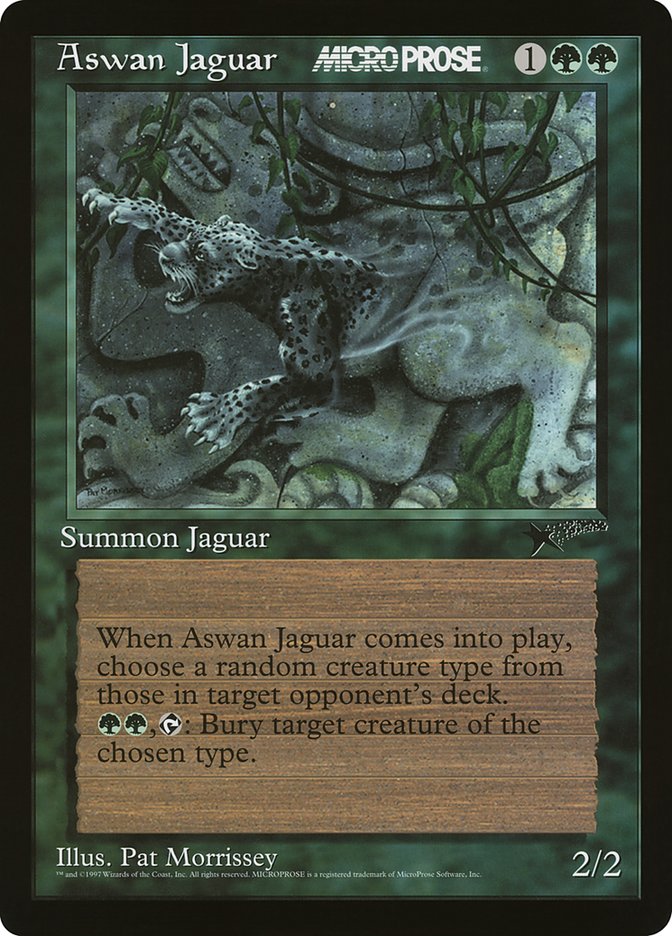 Aswan Jaguar [Promociones de MicroProse]