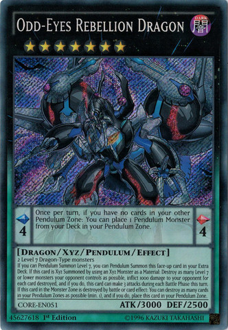 Dragon Rébellion aux Yeux Impairs [CORE-FR051] Secrète Rare