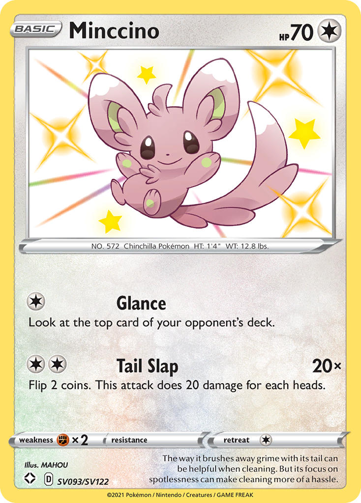 Minccino (SV093/SV122) [Épée et Bouclier : Destinées Radieuses]