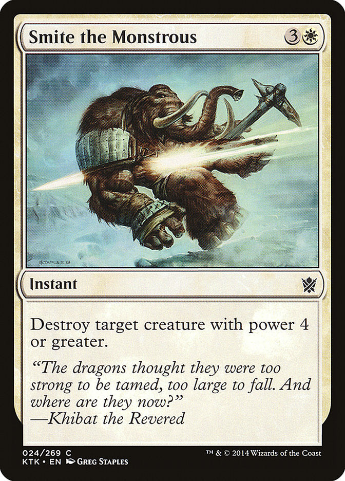 Frapper le Monstrueux [Khans of Tarkir]