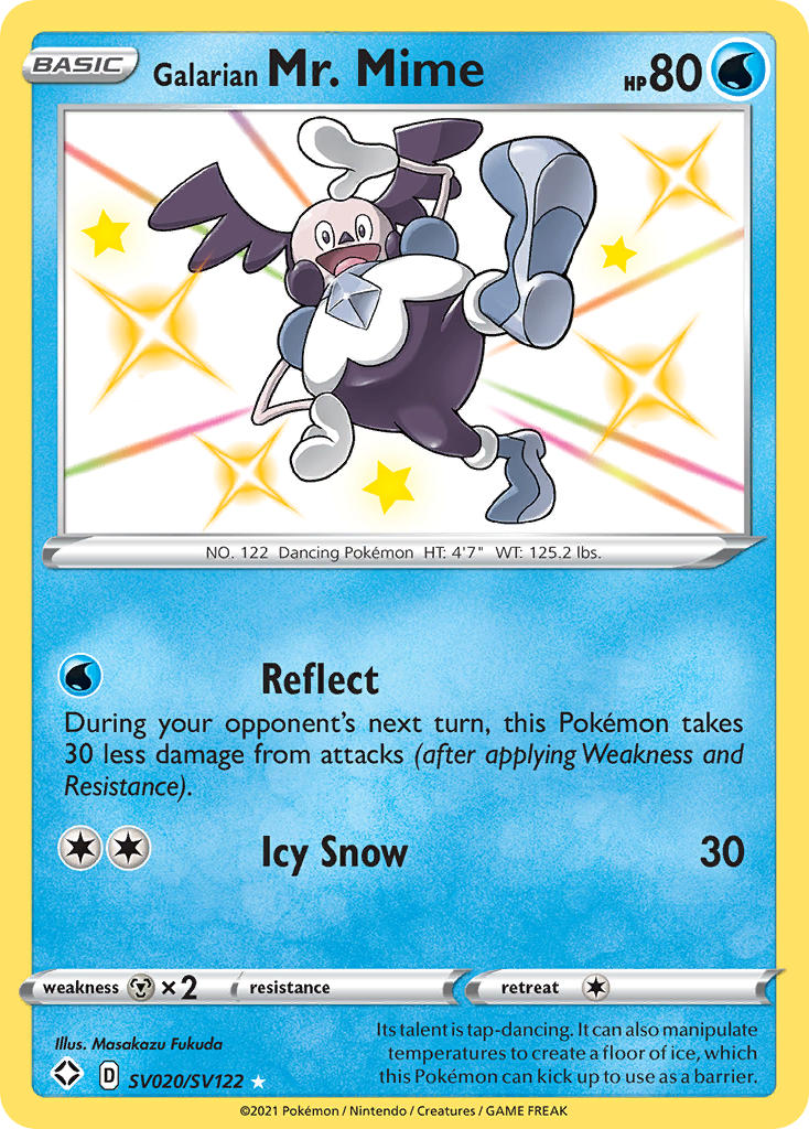 M. Mime de Galar (SV020/SV122) [Épée et Bouclier : Destinées Radieuses]