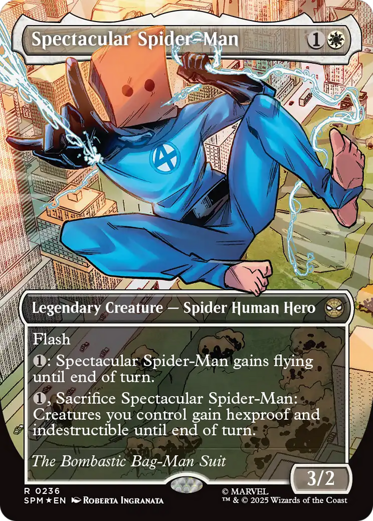 Spectacular Spider-Man (0236) (Sans bordure) (Feuille texturée) [Marvel's Spider-Man]