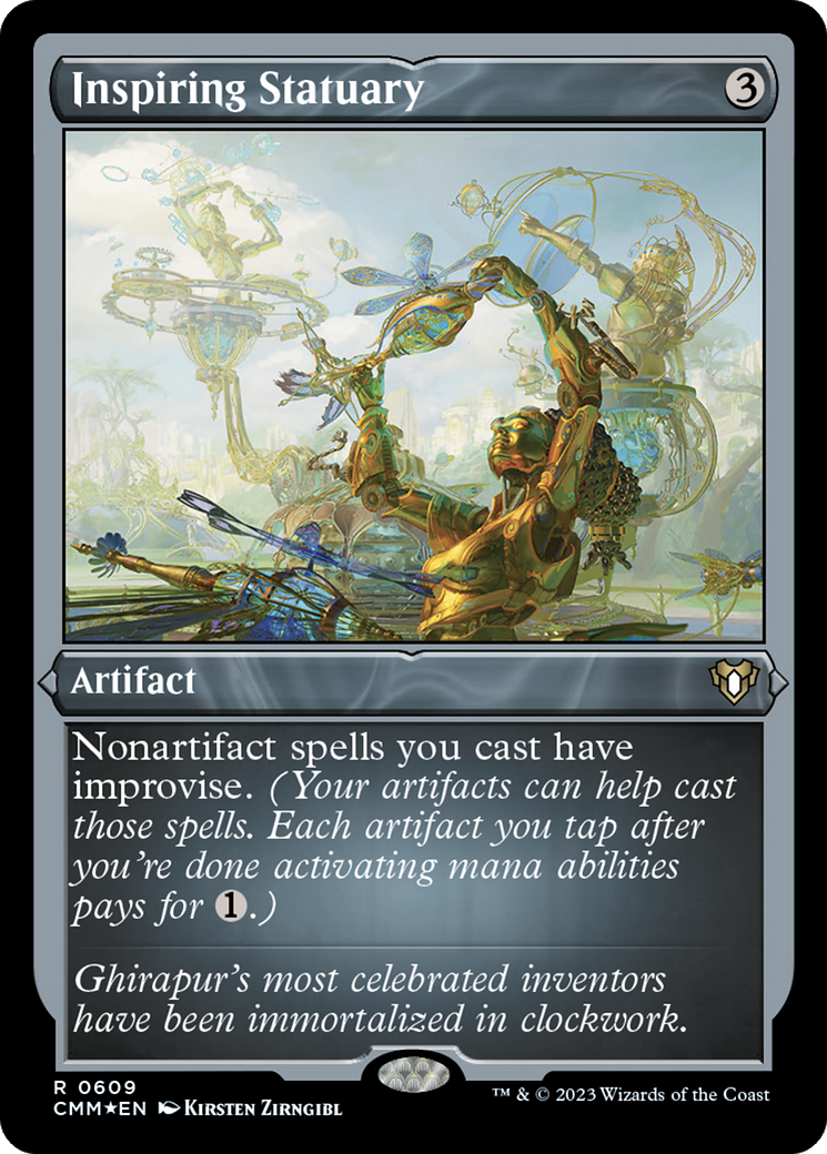 Statuette inspirante (gravure à l'acide) [Commander Masters]