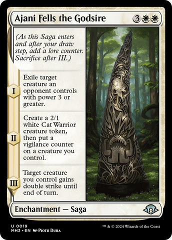 Ajani derriba al Dios progenitor [Horizontes modernos 3]