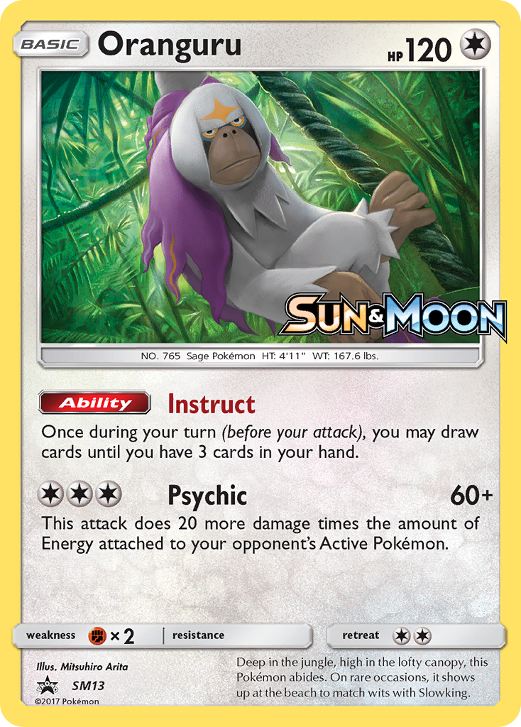 Oranguru (SL13) [Soleil et Lune : Cartes Promo Étoile Noire]