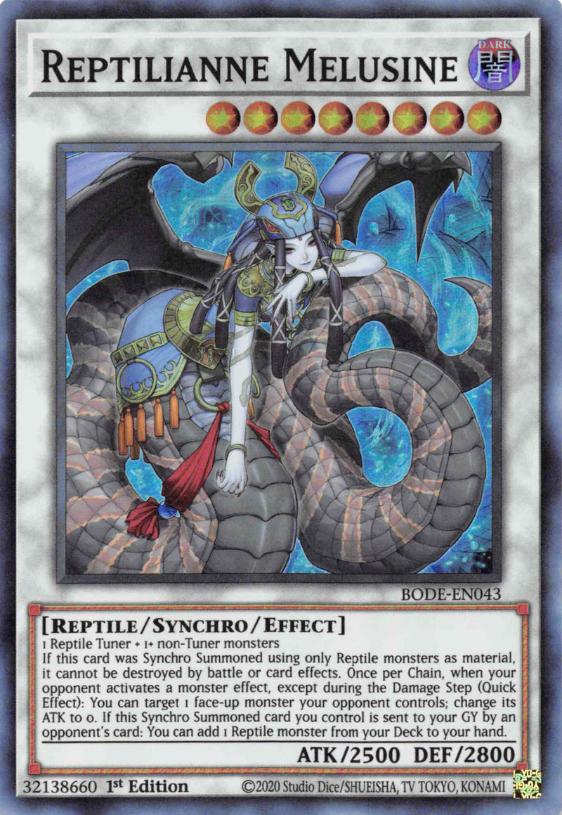 Reptilia Melusine [BODE-EN043] Super Rare