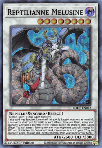 Reptilia Melusine [BODE-EN043] Super Rare