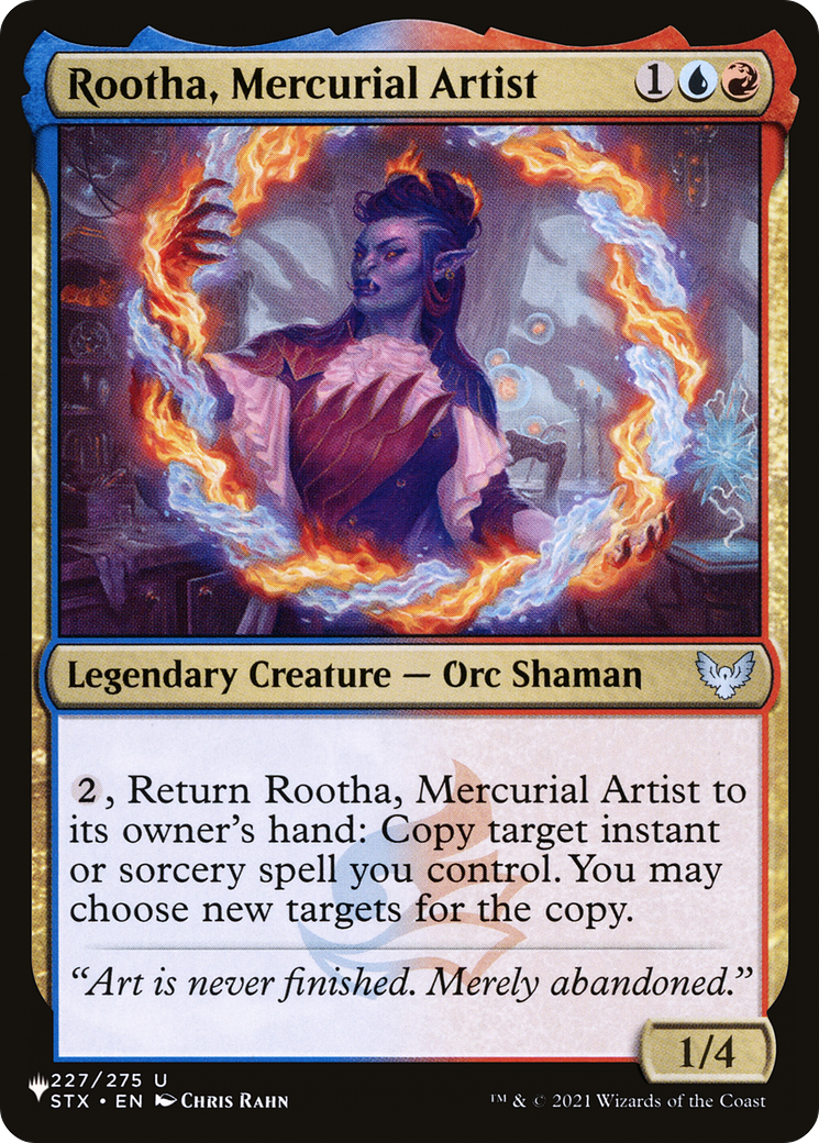 Rootha, artiste mercurielle [La Liste]