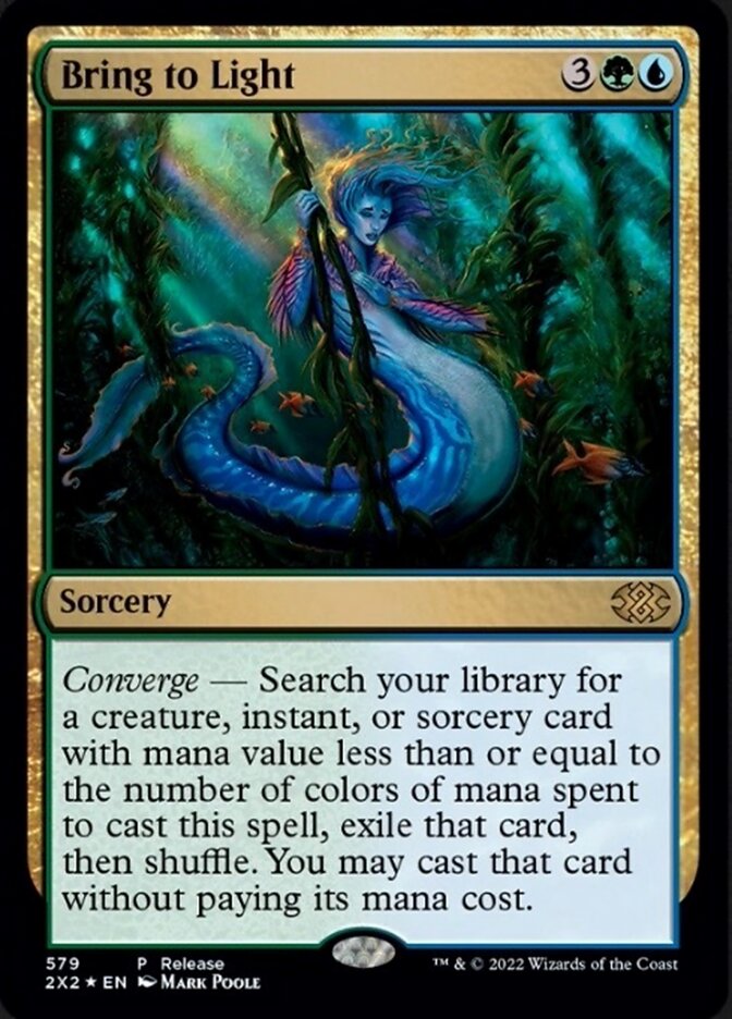Sacar a la Luz (Carta promocional de preestreno) [Double Masters 2022]