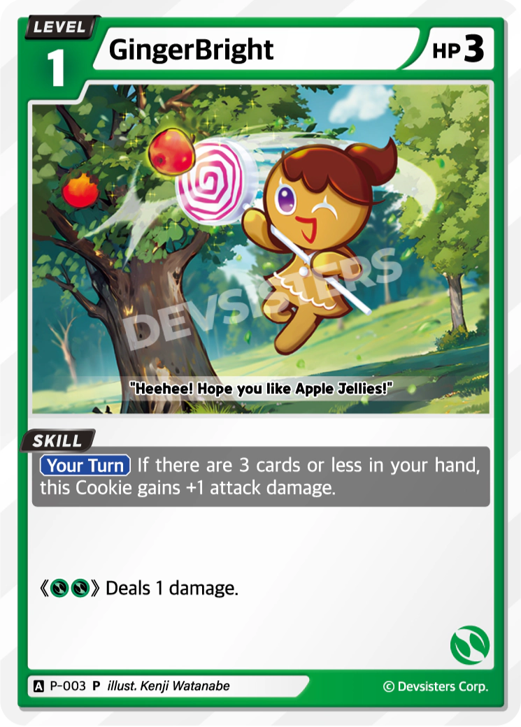 Image for GingerBright (P-003) (P) - CookieRun: Braverse TCG