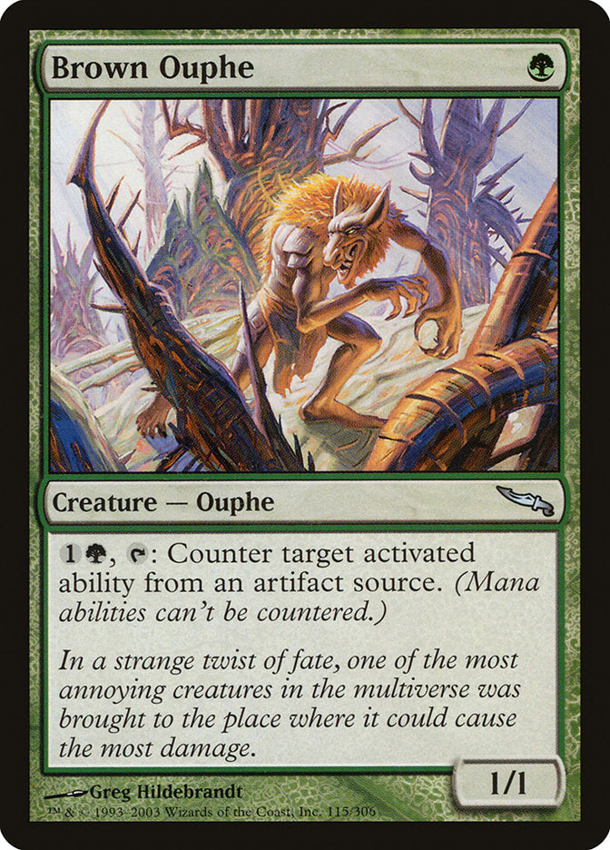 Ouphe brun [Mirrodin]