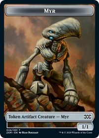 Myr (024) // Jeton Changeling Double-Face [Double Masters Tokens]