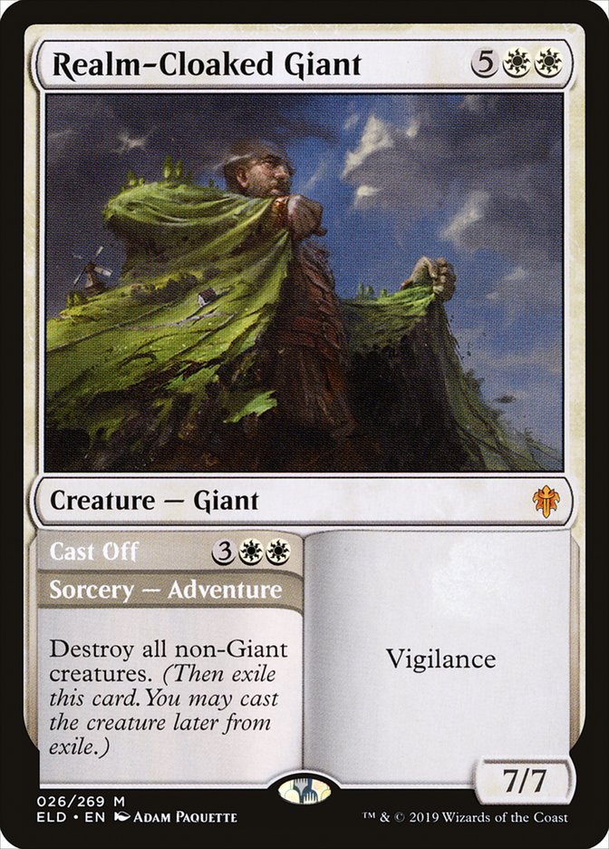 Géant dissimulé par le royaume // Dépouillement [Throne of Eldraine]