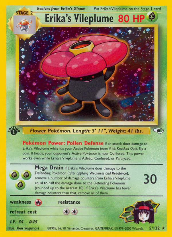 Rafflesia d'Erika (5/132) [Gym Heroes 1ère édition]