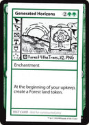 Horizons générés (édition 2021) [cartes de test d'extension Mystery Booster]
