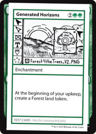 Horizons générés (édition 2021) [cartes de test d'extension Mystery Booster]