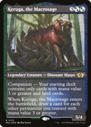 Keruga, la Macrosabia (Grabado metálico) [Leyendas del Multiverso]