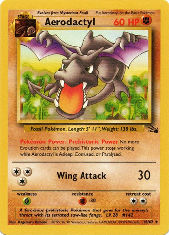 Aerodactyl (16/62) [Fósil Ilimitado]
